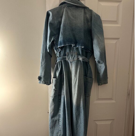 Maxi Denim Coat - Picture 2 of 2